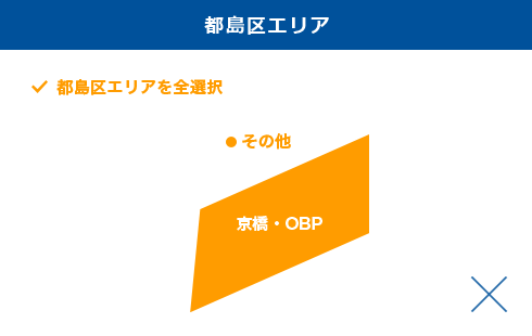 都島区エリアを全選択