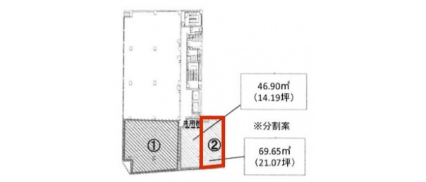 三共ビル東館平面図