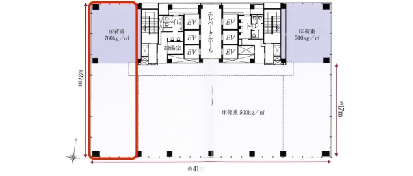 梅田ゲートタワー平面図