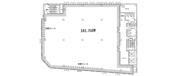 FRONTIER梅新 (旧)大阪三信ビル平面図