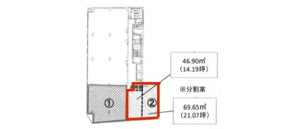三共ビル東館平面図
