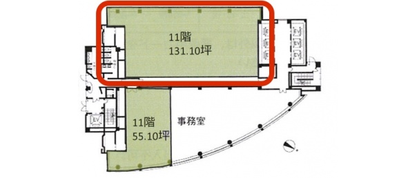 江戸堀センタービル平面図