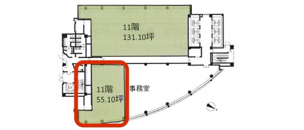 江戸堀センタービル平面図