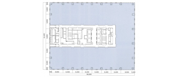 オービック御堂筋ビル平面図