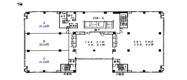 新大阪テラサキ第2ビル平面図