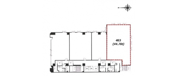 中央博労町ビル平面図